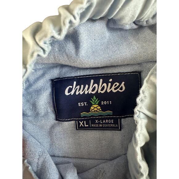 Chubbies Shorts Men's Blue Basic Casual Classic Beachy Preppy Stretch Size XL - Picture 2 of 10